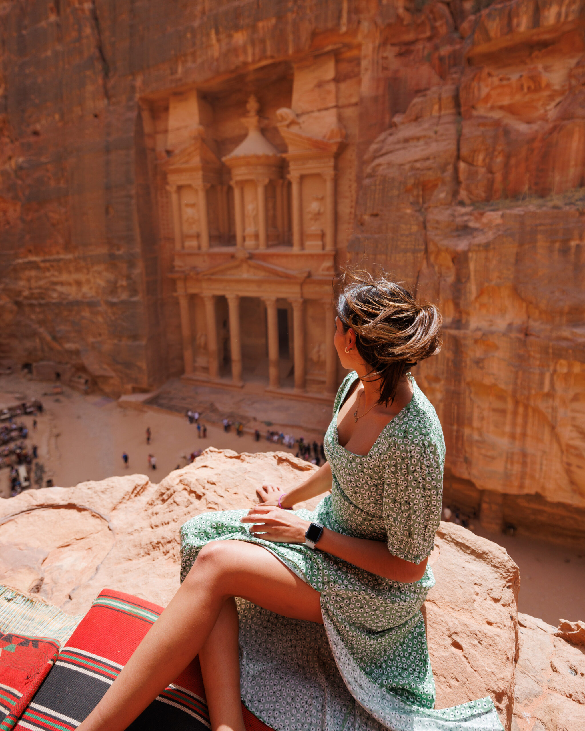 Treasury from above: Petra, Jordan